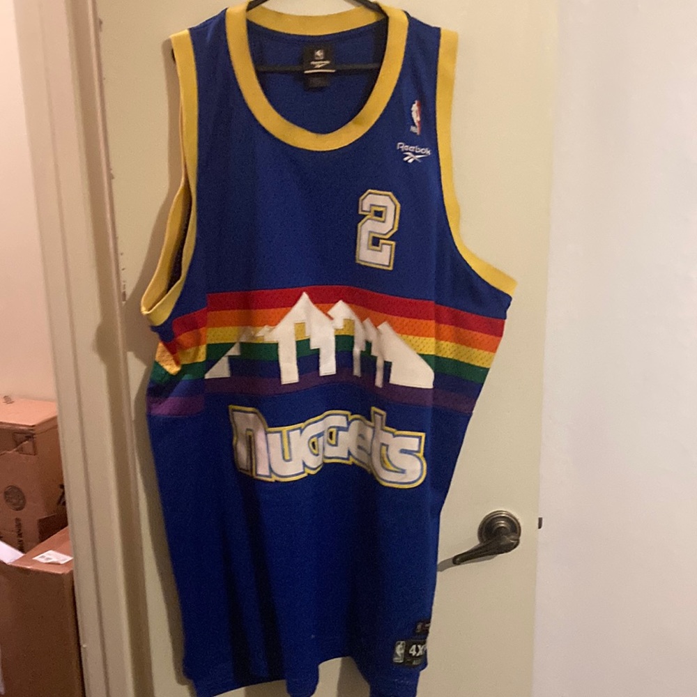 Reebok Denver Nuggets Alex English jersey sz4XL